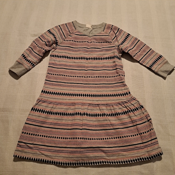 Crazy 8 girls size Large or 10/12 gray french terry tunic with pockets - Picture 4 of 7